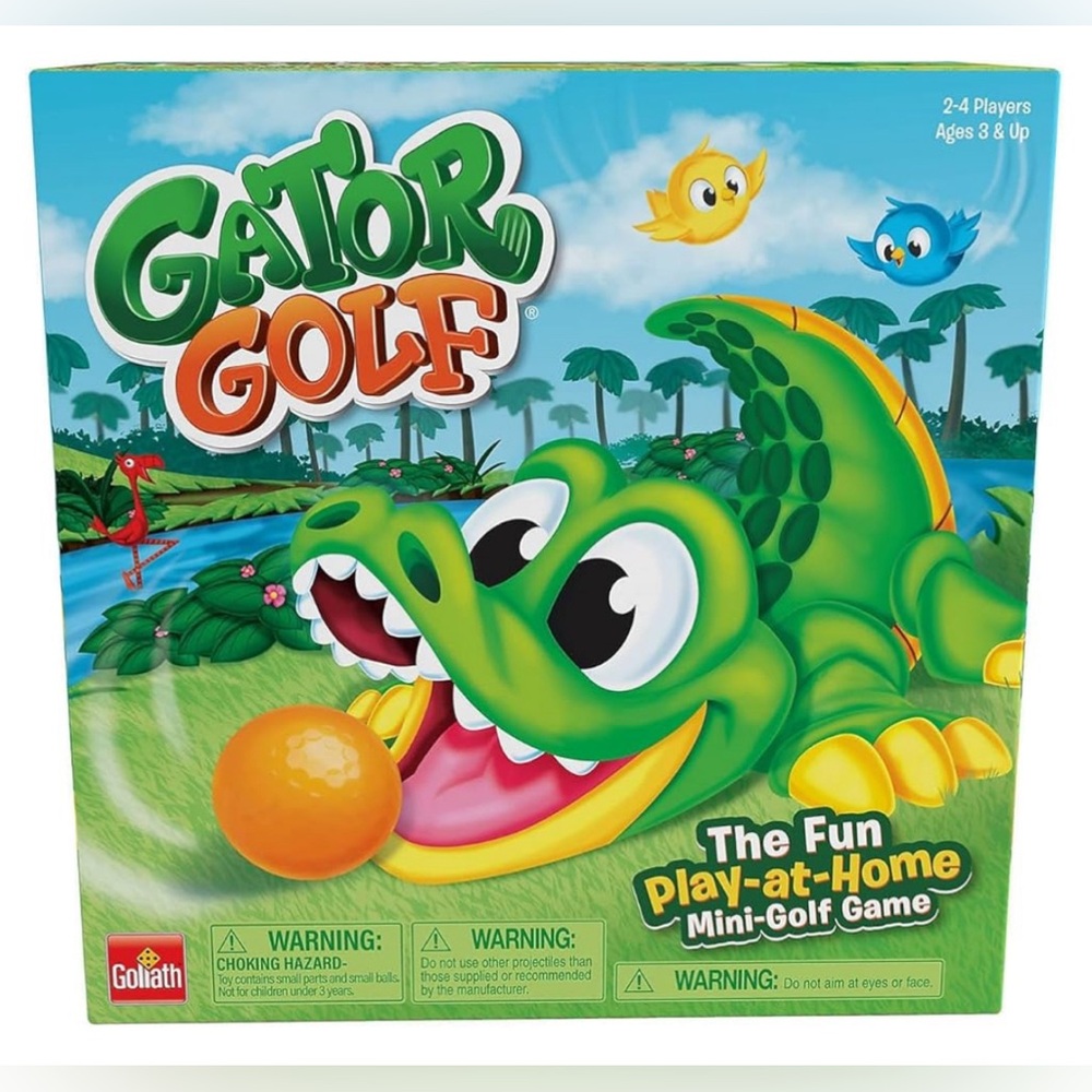 Gator Golf - Putt The Ball into The Gator's Mouth to Score Game by Goliath